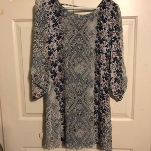 ✨Half Sleeve Patterned Dress